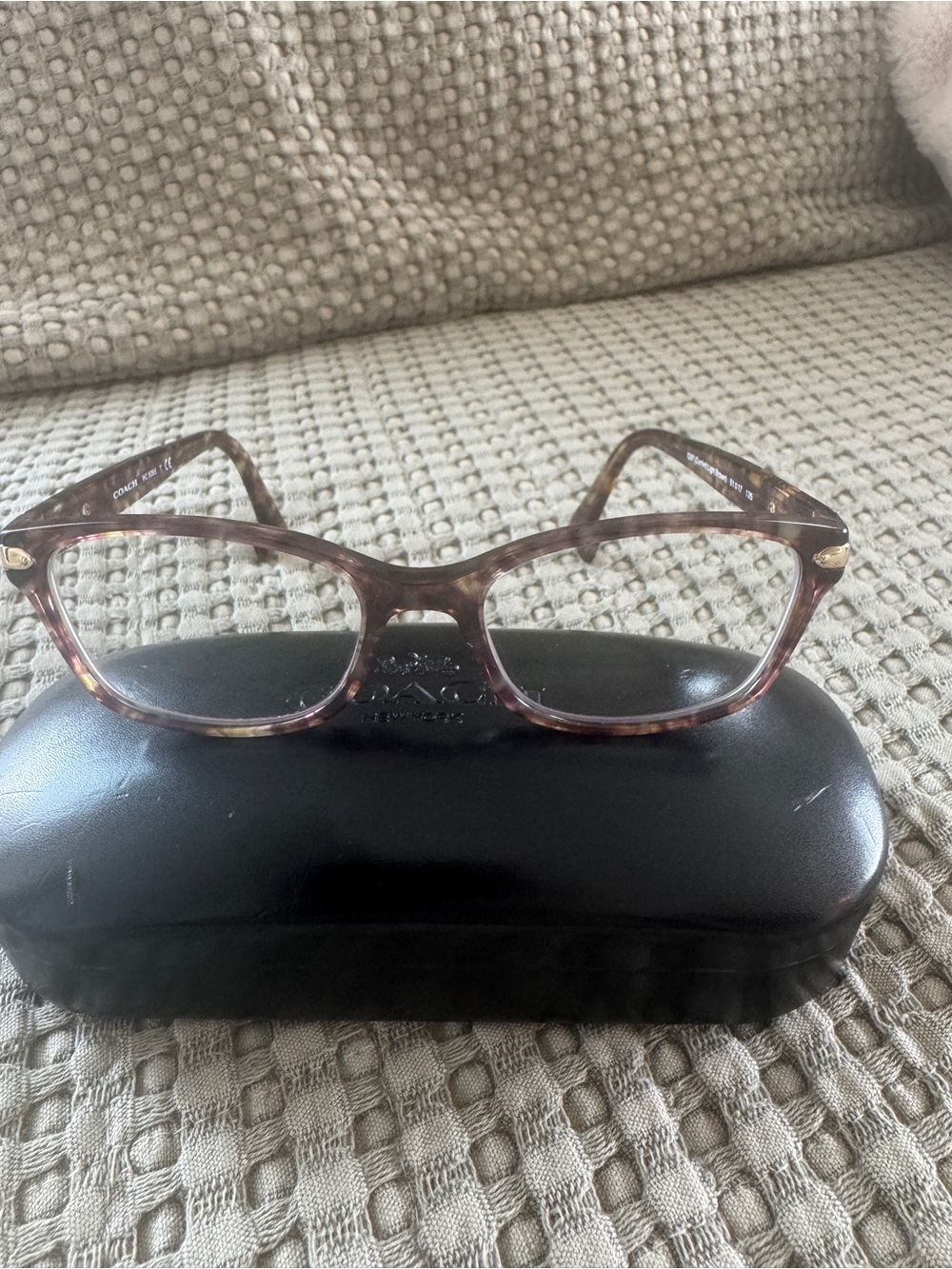 Coach HC6065 Eyeglasses Frames | Confetti Light Brown | RX Prescription | 51-17